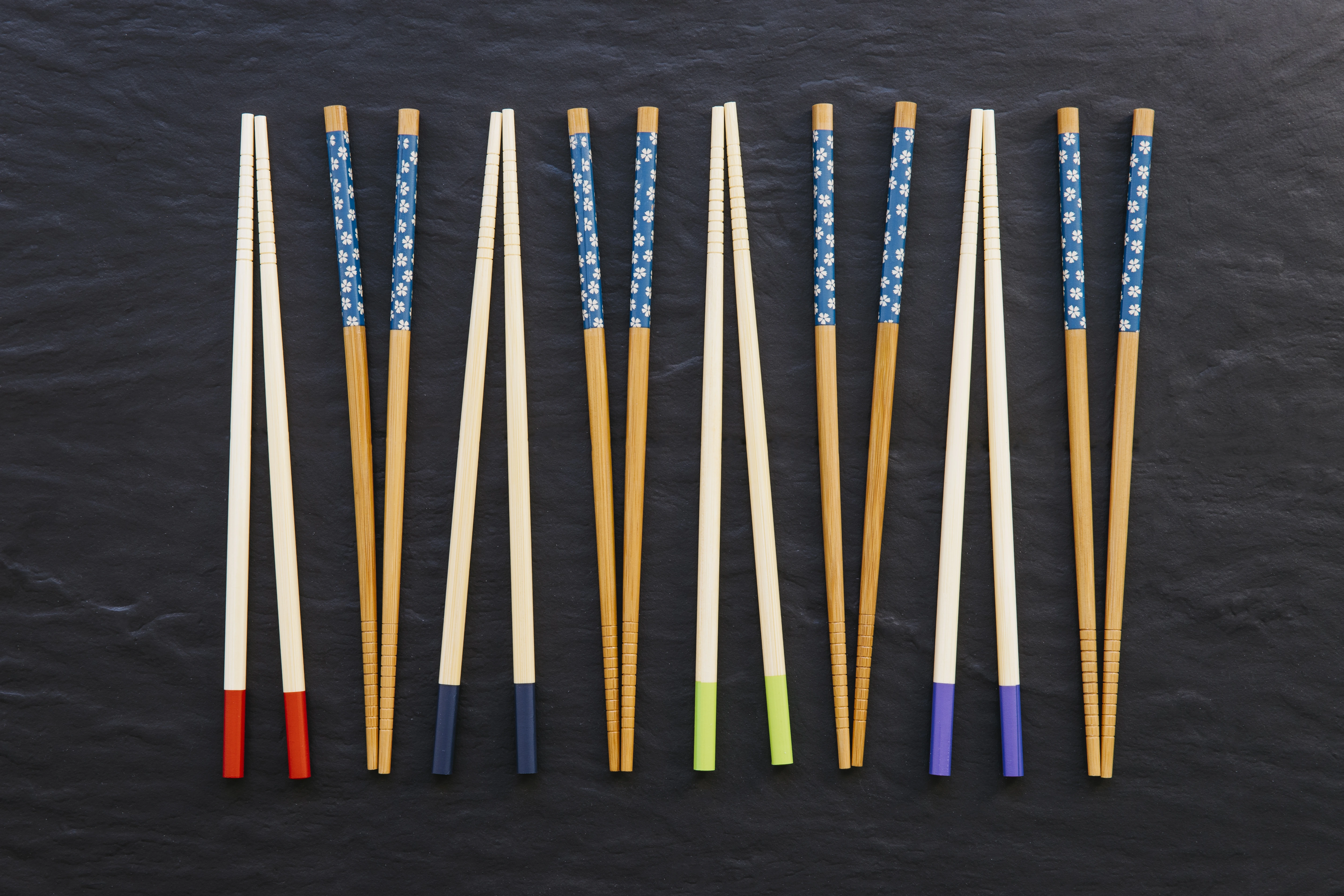 8 pairs of chopsticks prepared for the upcoming games to build togetherness